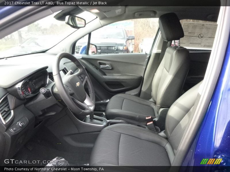 Blue Topaz Metallic / Jet Black 2017 Chevrolet Trax LT AWD