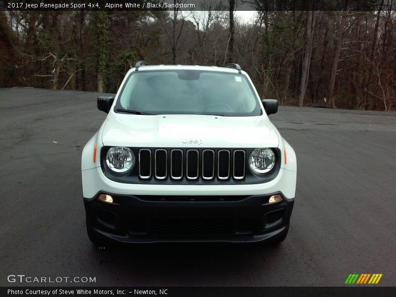 Alpine White / Black/Sandstorm 2017 Jeep Renegade Sport 4x4