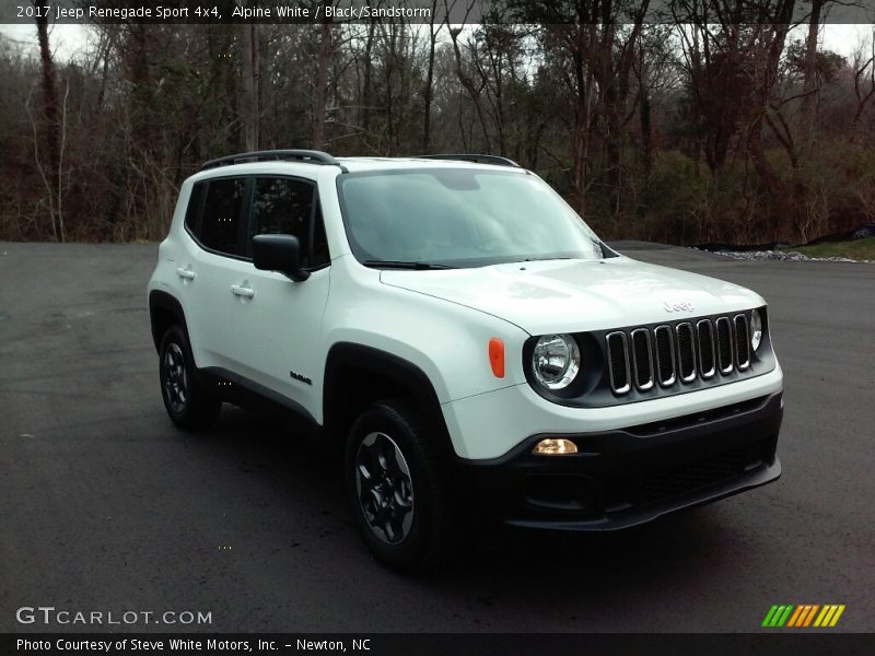 Alpine White / Black/Sandstorm 2017 Jeep Renegade Sport 4x4