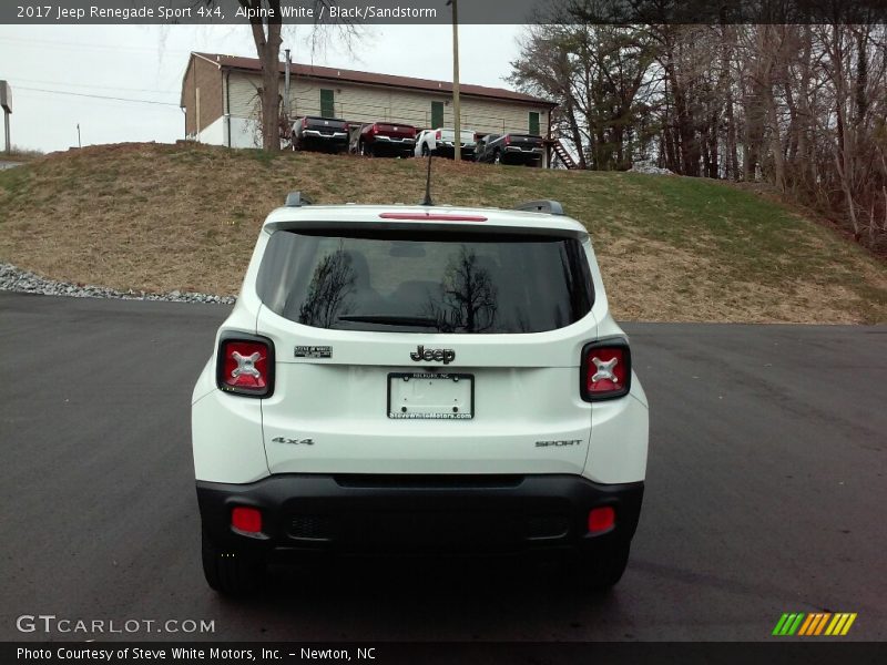 Alpine White / Black/Sandstorm 2017 Jeep Renegade Sport 4x4