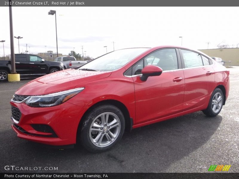 Red Hot / Jet Black 2017 Chevrolet Cruze LT