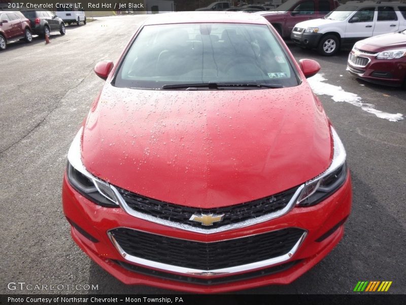 Red Hot / Jet Black 2017 Chevrolet Cruze LT