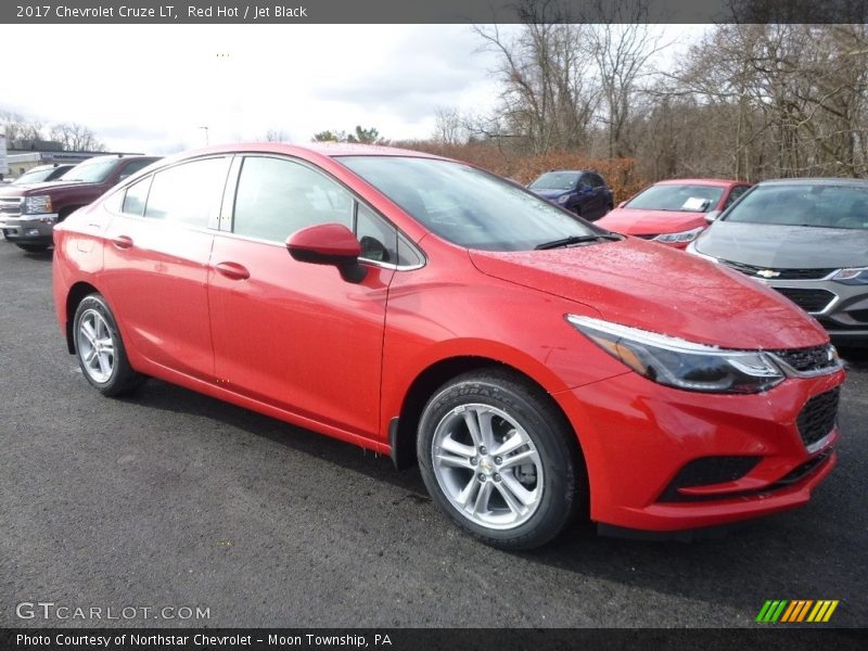 Red Hot / Jet Black 2017 Chevrolet Cruze LT