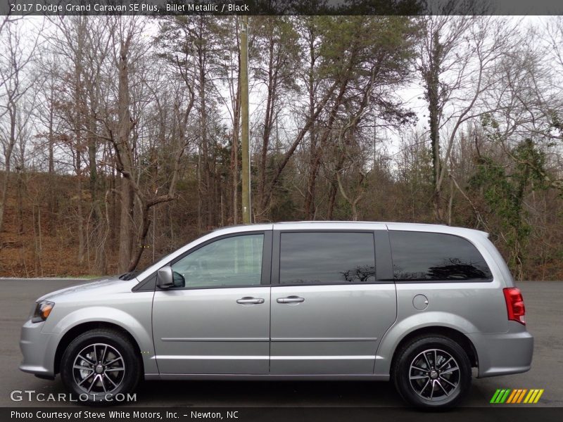 Billet Metallic / Black 2017 Dodge Grand Caravan SE Plus