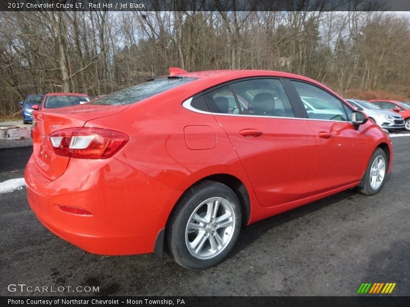 Red Hot / Jet Black 2017 Chevrolet Cruze LT