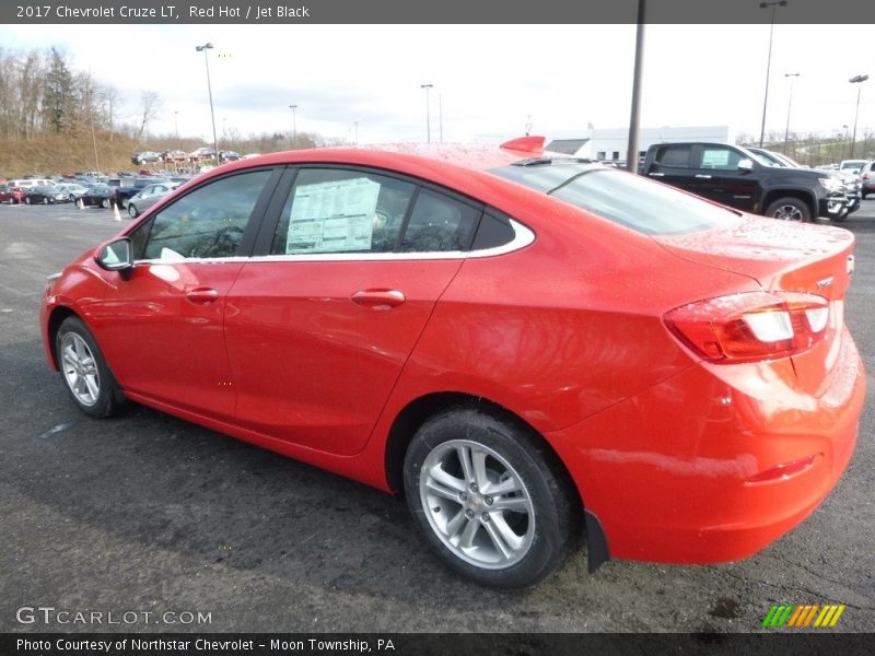 Red Hot / Jet Black 2017 Chevrolet Cruze LT