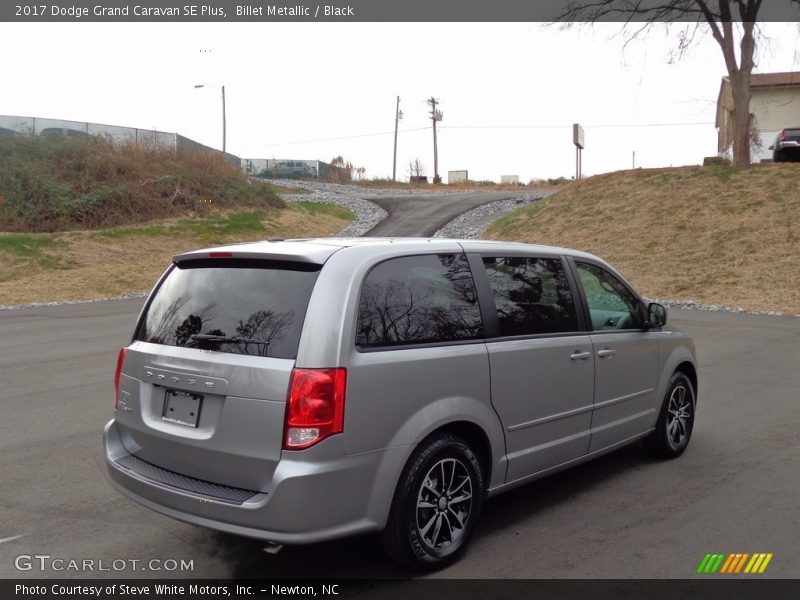 Billet Metallic / Black 2017 Dodge Grand Caravan SE Plus