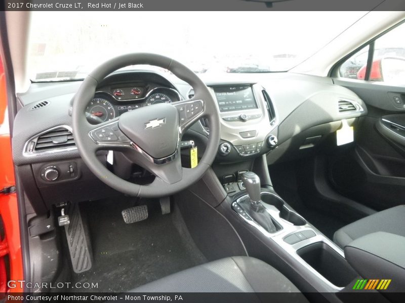 Red Hot / Jet Black 2017 Chevrolet Cruze LT