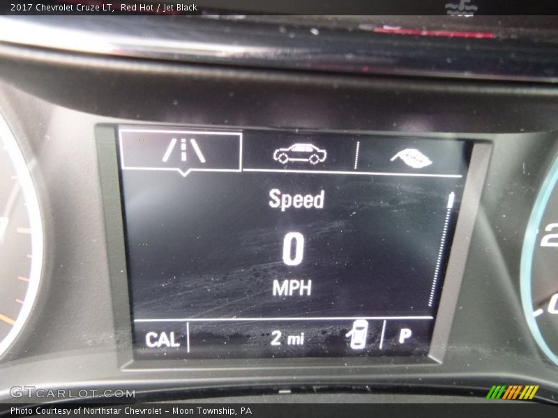 Red Hot / Jet Black 2017 Chevrolet Cruze LT
