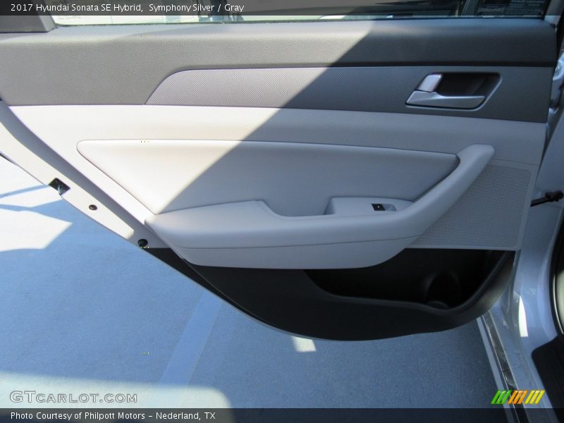 Symphony Silver / Gray 2017 Hyundai Sonata SE Hybrid