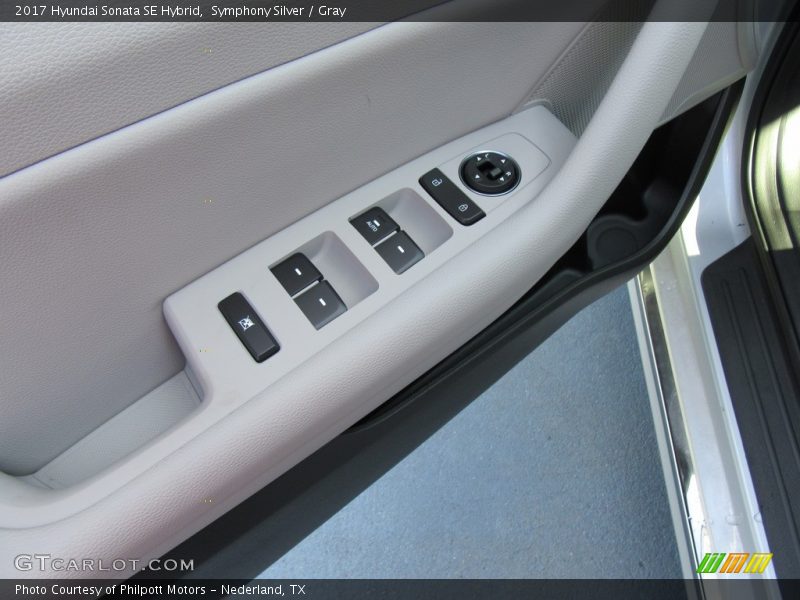 Symphony Silver / Gray 2017 Hyundai Sonata SE Hybrid