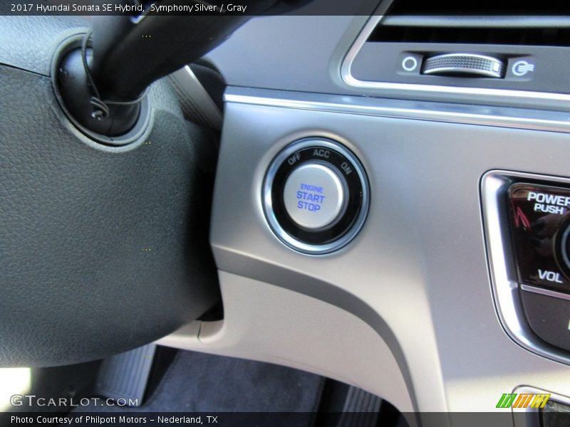 Symphony Silver / Gray 2017 Hyundai Sonata SE Hybrid