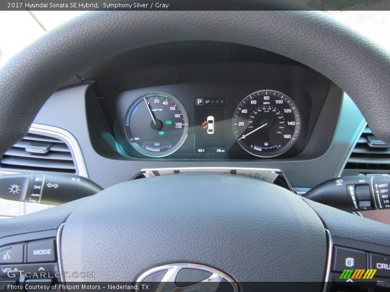 Symphony Silver / Gray 2017 Hyundai Sonata SE Hybrid