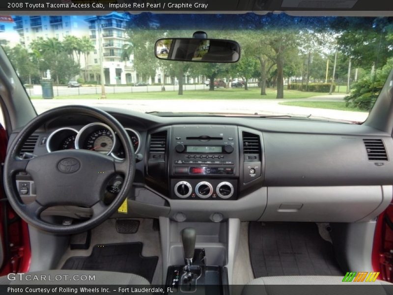 Impulse Red Pearl / Graphite Gray 2008 Toyota Tacoma Access Cab