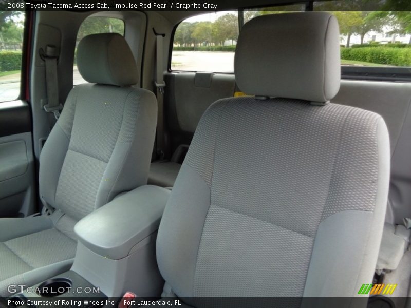 Impulse Red Pearl / Graphite Gray 2008 Toyota Tacoma Access Cab
