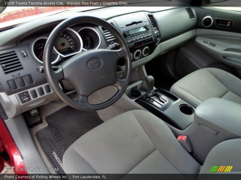 Impulse Red Pearl / Graphite Gray 2008 Toyota Tacoma Access Cab