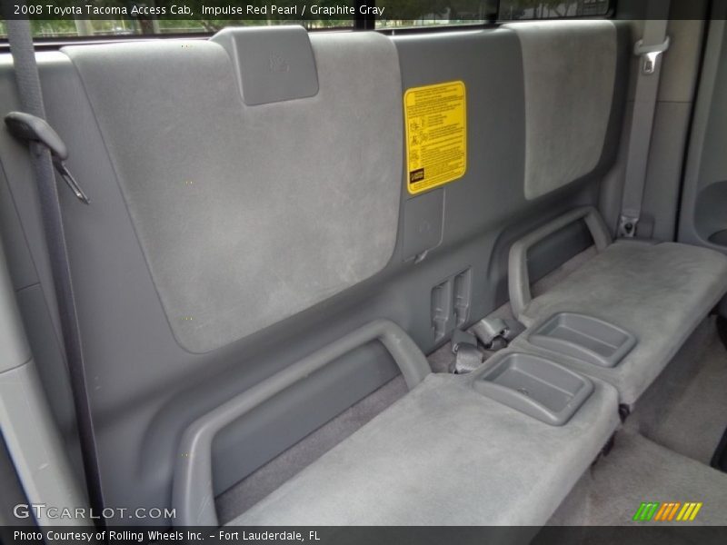 Impulse Red Pearl / Graphite Gray 2008 Toyota Tacoma Access Cab