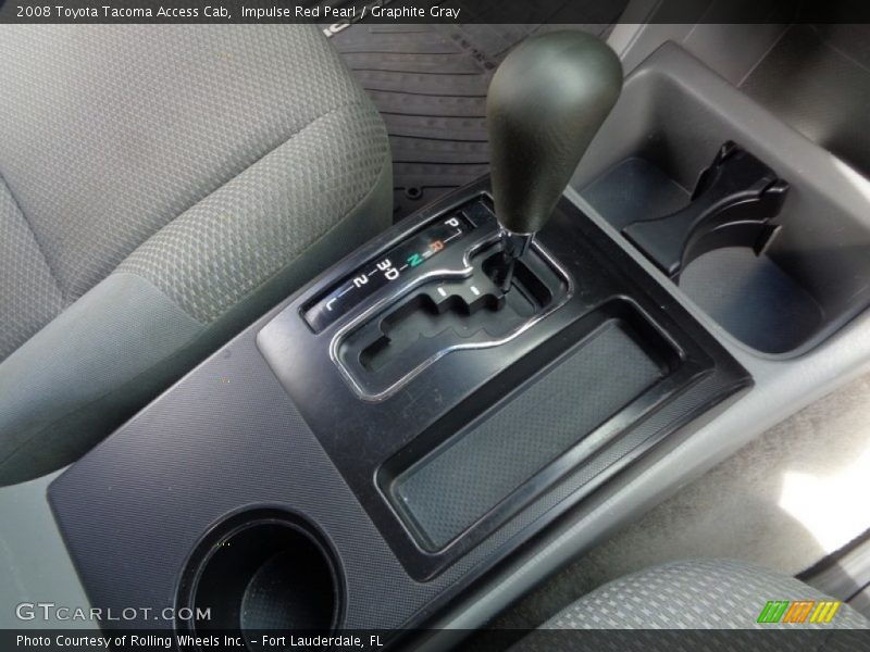 Impulse Red Pearl / Graphite Gray 2008 Toyota Tacoma Access Cab