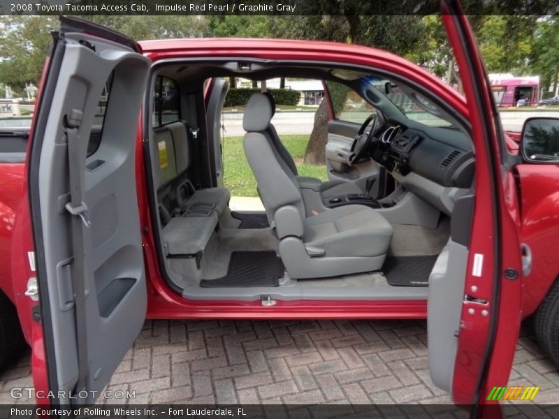 Impulse Red Pearl / Graphite Gray 2008 Toyota Tacoma Access Cab