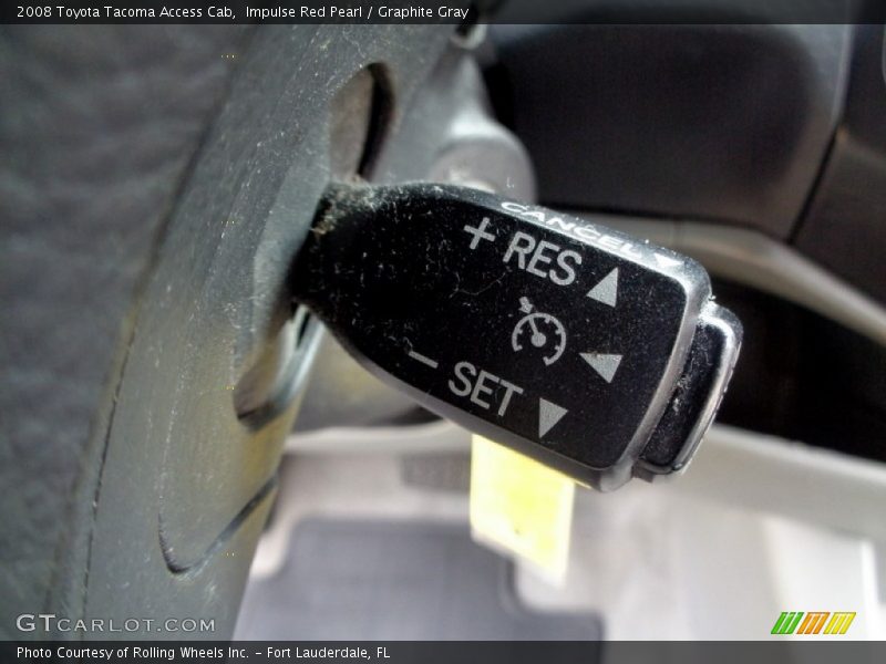 Impulse Red Pearl / Graphite Gray 2008 Toyota Tacoma Access Cab