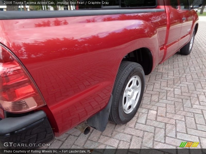 Impulse Red Pearl / Graphite Gray 2008 Toyota Tacoma Access Cab