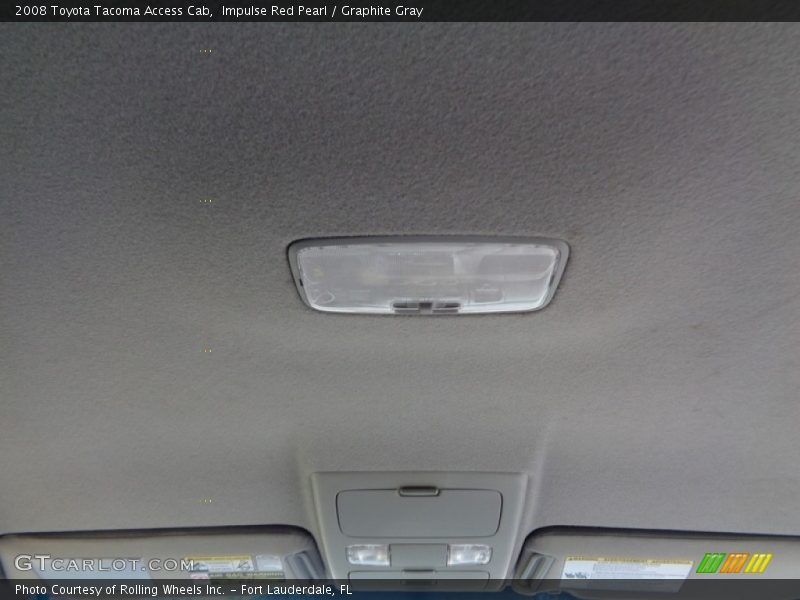 Impulse Red Pearl / Graphite Gray 2008 Toyota Tacoma Access Cab