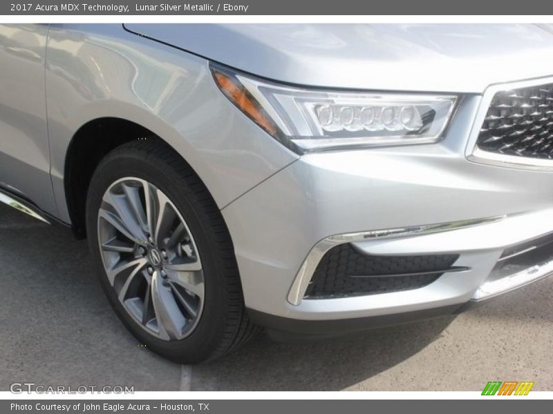 Lunar Silver Metallic / Ebony 2017 Acura MDX Technology