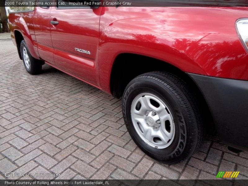 Impulse Red Pearl / Graphite Gray 2008 Toyota Tacoma Access Cab