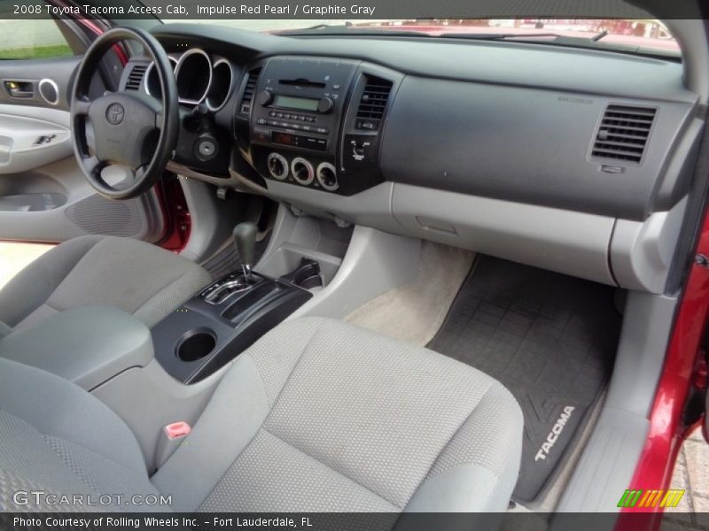 Impulse Red Pearl / Graphite Gray 2008 Toyota Tacoma Access Cab