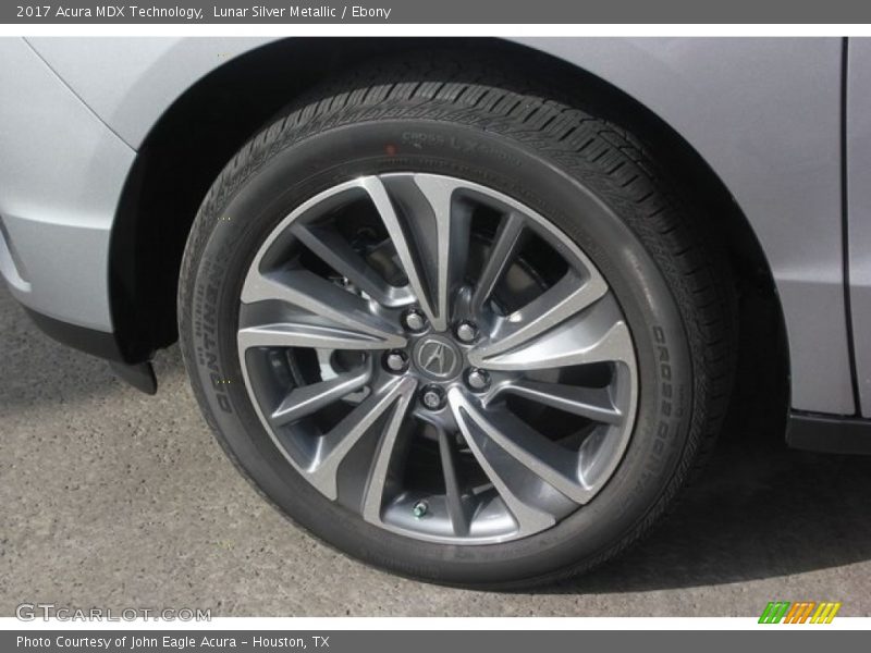 Lunar Silver Metallic / Ebony 2017 Acura MDX Technology