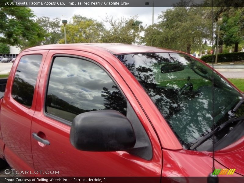 Impulse Red Pearl / Graphite Gray 2008 Toyota Tacoma Access Cab