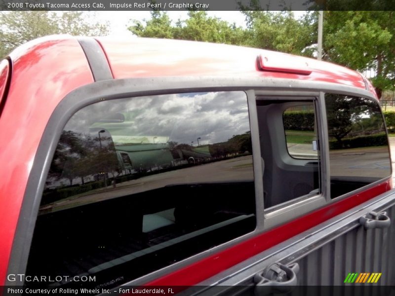 Impulse Red Pearl / Graphite Gray 2008 Toyota Tacoma Access Cab
