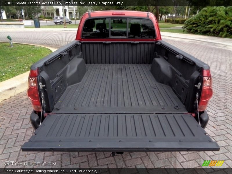 Impulse Red Pearl / Graphite Gray 2008 Toyota Tacoma Access Cab