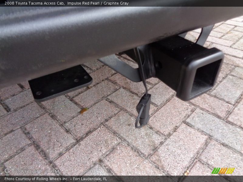 Impulse Red Pearl / Graphite Gray 2008 Toyota Tacoma Access Cab