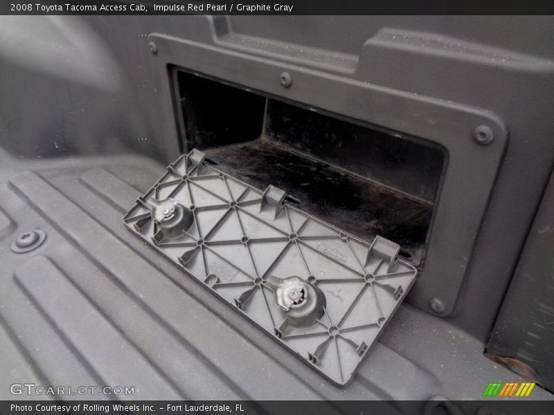 Impulse Red Pearl / Graphite Gray 2008 Toyota Tacoma Access Cab