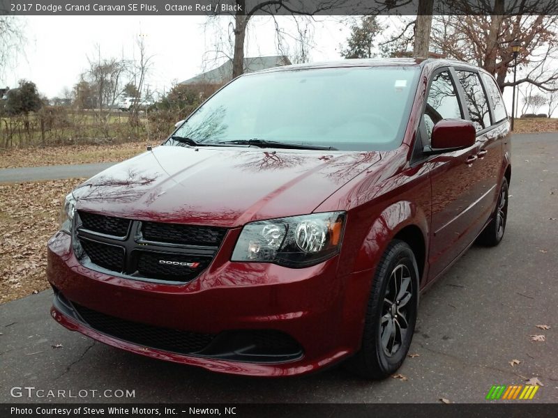 Octane Red / Black 2017 Dodge Grand Caravan SE Plus