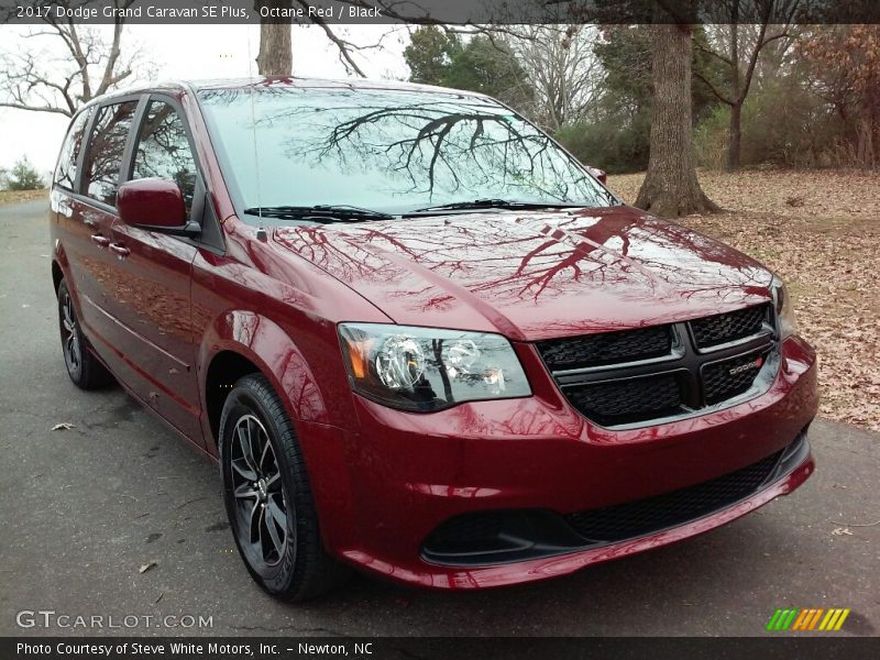 Octane Red / Black 2017 Dodge Grand Caravan SE Plus
