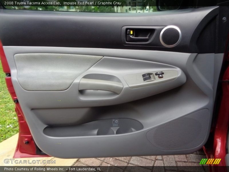 Impulse Red Pearl / Graphite Gray 2008 Toyota Tacoma Access Cab