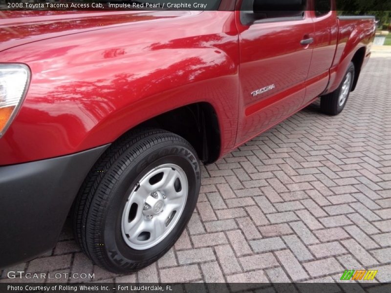 Impulse Red Pearl / Graphite Gray 2008 Toyota Tacoma Access Cab