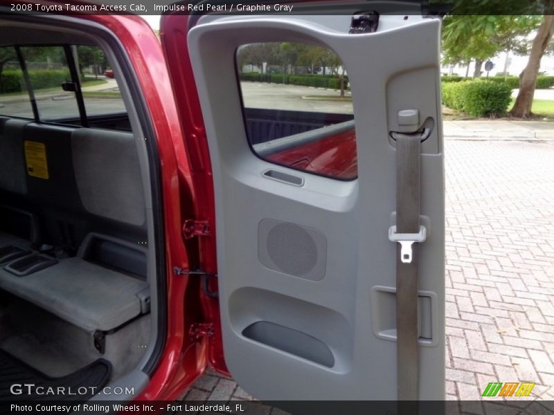 Impulse Red Pearl / Graphite Gray 2008 Toyota Tacoma Access Cab
