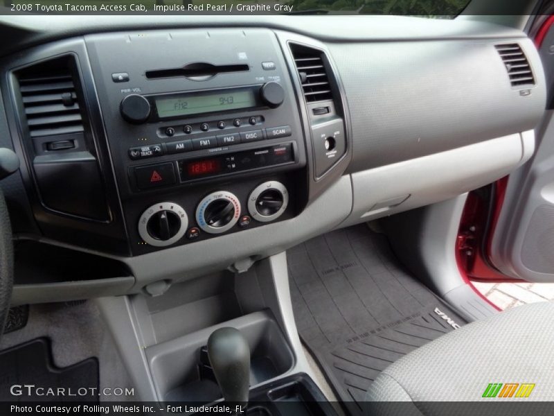 Impulse Red Pearl / Graphite Gray 2008 Toyota Tacoma Access Cab