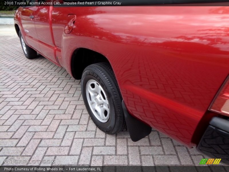 Impulse Red Pearl / Graphite Gray 2008 Toyota Tacoma Access Cab