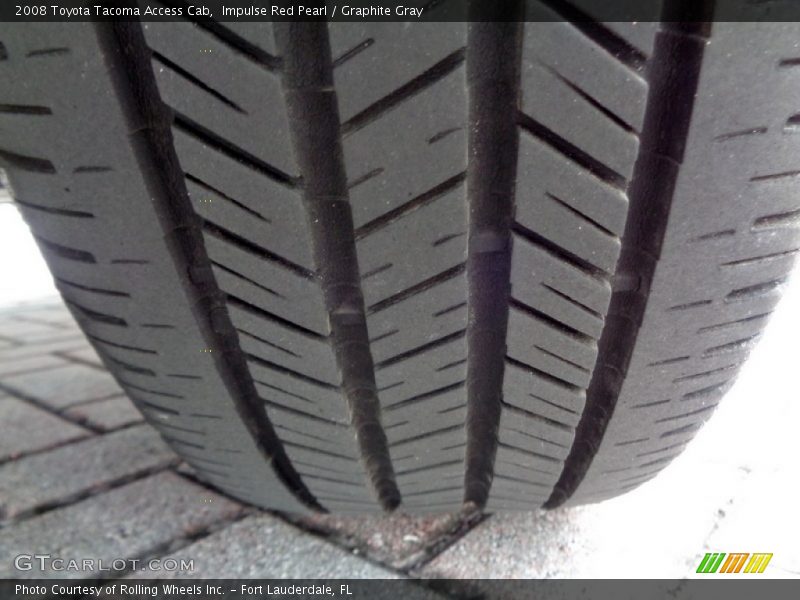 Impulse Red Pearl / Graphite Gray 2008 Toyota Tacoma Access Cab