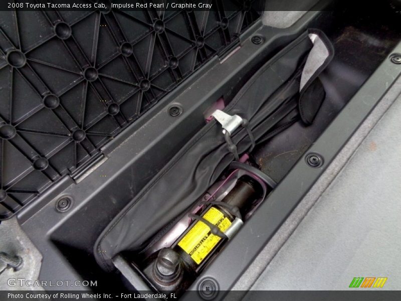 Impulse Red Pearl / Graphite Gray 2008 Toyota Tacoma Access Cab