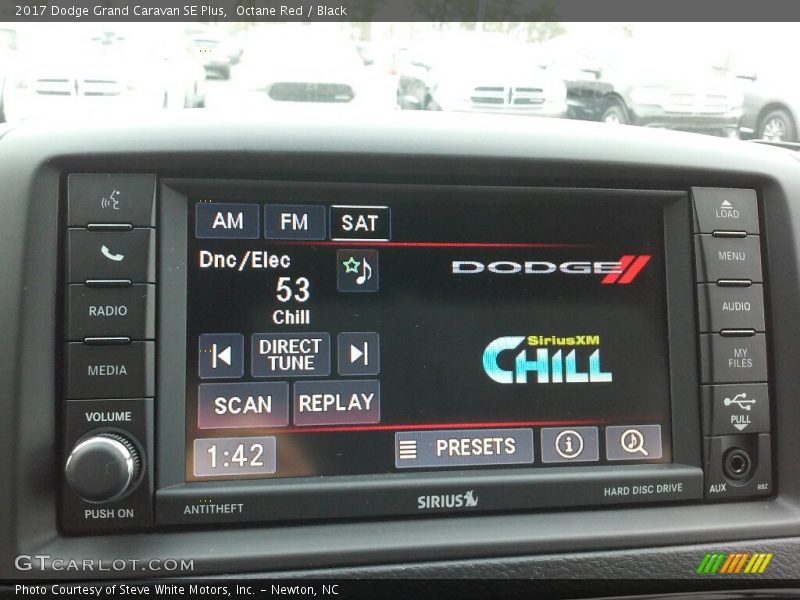 Octane Red / Black 2017 Dodge Grand Caravan SE Plus