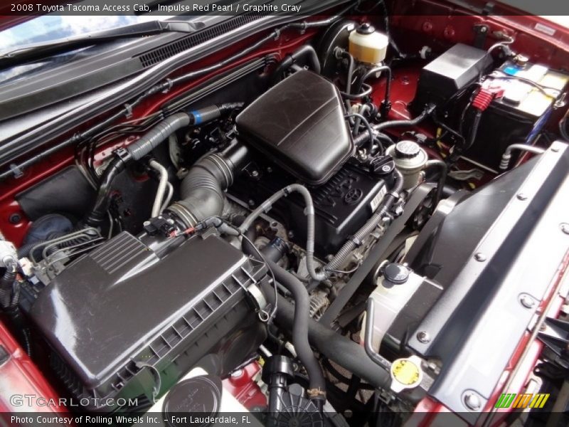 Impulse Red Pearl / Graphite Gray 2008 Toyota Tacoma Access Cab