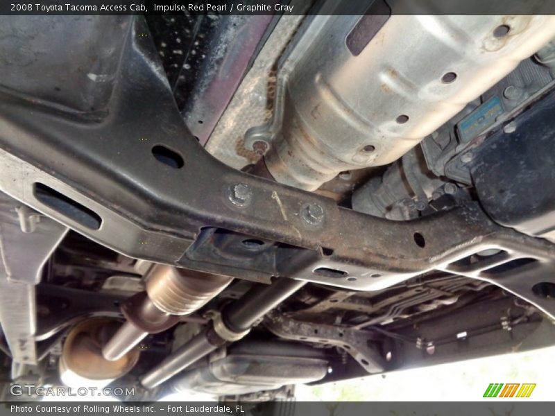 Impulse Red Pearl / Graphite Gray 2008 Toyota Tacoma Access Cab