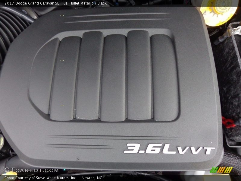 Billet Metallic / Black 2017 Dodge Grand Caravan SE Plus