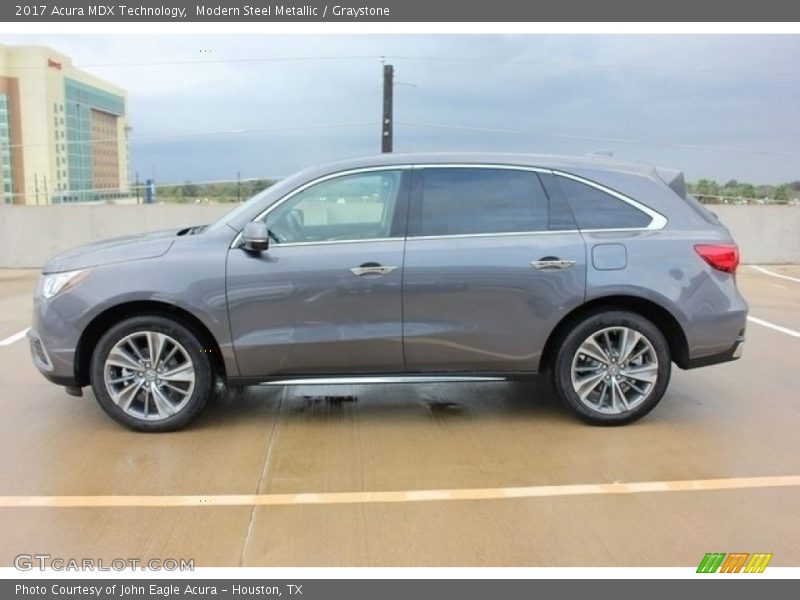Modern Steel Metallic / Graystone 2017 Acura MDX Technology