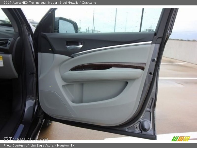 Modern Steel Metallic / Graystone 2017 Acura MDX Technology
